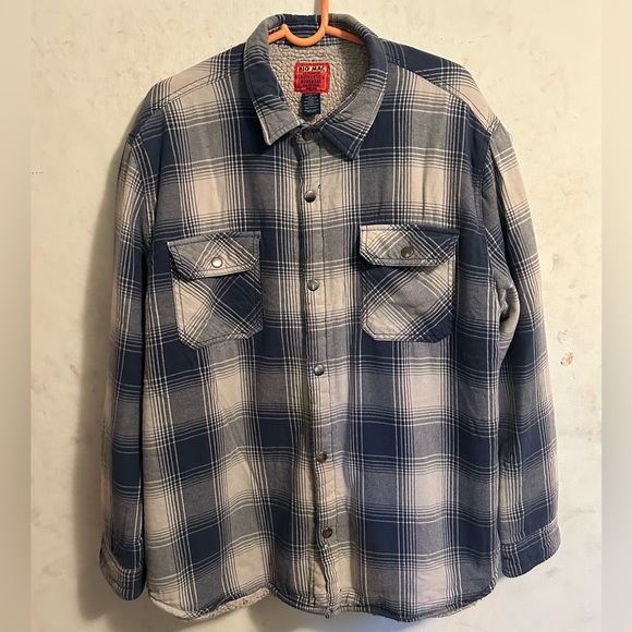 Big Mac JCPenney, authentic workwear, vintage  1970 Flannel XL - Picture 3 of 8